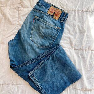 Vintage Levi’s 505 Straight Leg Jeans, W33 L32, Made in Mexico, 1996